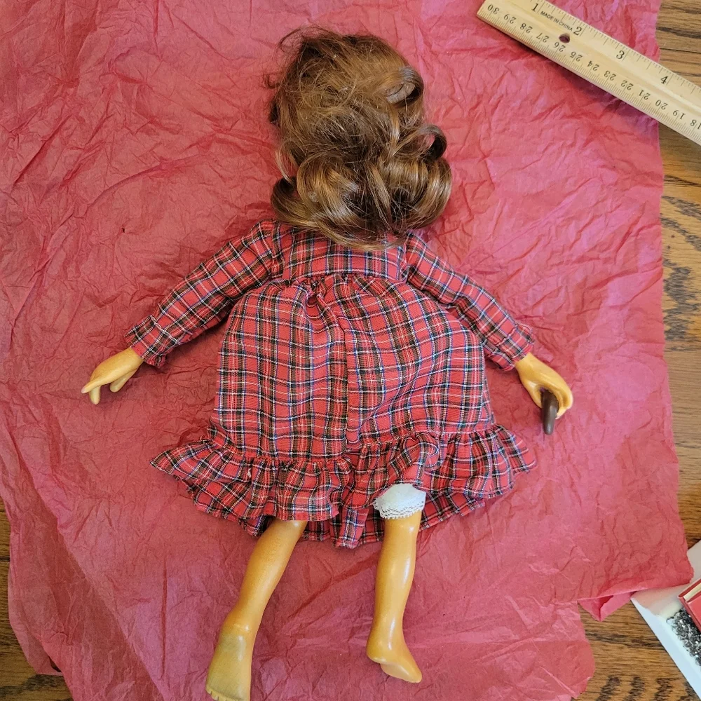 Patrica Brooks The Hamilton Collection 1992 Waiting for Santa Doll & Rocker